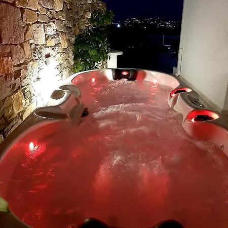 Blue View #3 Luxury Sea View Private Jacuzzi * Parasporos