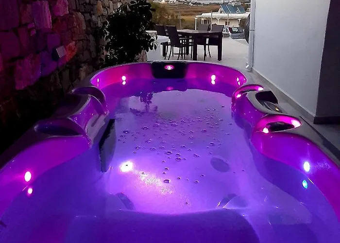 Blue View #3 Luxury Sea View Private Jacuzzi * Parasporos