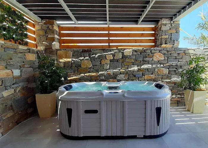 Blue View #3 Luxury Sea View Private Jacuzzi * Parasporos